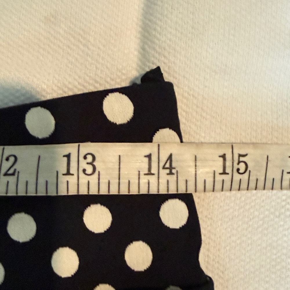 Akris Punto Franca Black/Ivory Polka Dot Techno Pants Size 6 - Picture 6 of 10